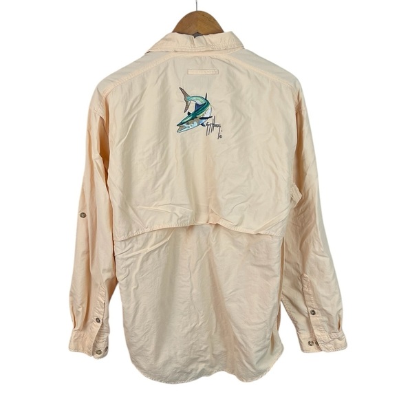 BF478 Men’s Guy Harvey AFTCO Vented Performance Fishing Gear Shirt L - Picture 4 of 5